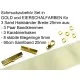 Schmuckzubehör Set in eierschalfarben für 25mm Halsband aus Samtband, Bandklemmen, Karabinern + Biegeringen - Schmuckzubehör Set - Leisure-Beads DIY