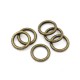 20x bronze Ring 8mm x 1,5mm geschlossener runder bronzefarbener Ring - bronze Schmuckzubehör