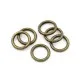 20x bronze Ring 8mm x 1,5mm geschlossener runder bronzefarbener Ring - bronze Schmuckzubehör - Leisure-Beads DIY