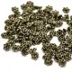 10x bronze Perlenkappen 6x2,8mm kleine bronzefarbene Perlen Kappen - bronze Schmuckzubehör - Leisure-Beads DIY
