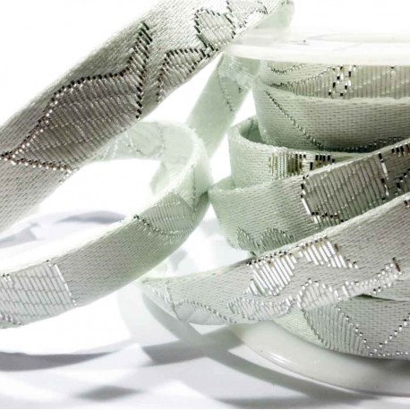 Leisure-Beads - 20cm mint light silberfarben Schmuckband 10mm x 2mm für Armband und Wickelarmband - Schmuckzubehör Schmuckband