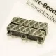 unplattierter 3-Strang Magnetverschluss 21x14x6mm - Schmuckzubehör - Leisure-Beads DIY