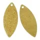 1x goldfarben Stardust Anhänger 25x10mm goldfarben Schmuckanhänger - Schmuckzubehör - Leisure-Beads DIY