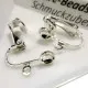 2 Stück / 1 Paar hellsilber Ohrclips 16x8mm konkave Klemme platinfarben - Schmuckzubehör zum Ohrclips selbermachen - Leisure-Beads DIY