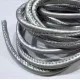 3m synth. silber Lederband 6mm silber Kunstlederband - Schmuckzubehör - Leisure-Beads DIY
