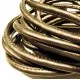 3m synth. bronze Lederband 6mm Kunstlederband - Schmuckzubehör - Leisure-Beads DIY