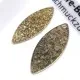 1x goldfarben Stardust Anhänger 25x10mm goldfarben Schmuckanhänger - Schmuckzubehör - Leisure-Beads DIY