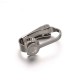 2 Stück Edelstahl Ohrclips 15,5x10x7,5mm silberfarben - Schmuckzubehör zum Ohrclips basteln
