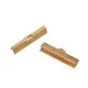 10x rosegoldfarben Bandklemme 25mm rosegoldfarben Bandklemmen - rosegoldfarben Schmuckzubehör - Leisure-Beads DIY
