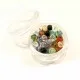 5g 4mm Rhomben Kristallglasperlen als bunter Perlenmix - Glasschmuck Schmuckzubehör - Leisure-Beads DIY