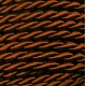 1m braune Kordel 6mm braunes Schmuckband mit seidigem Glanz - Schmuckzubehör Kordel für Halsband