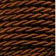 1m braune Kordel 6mm braunes Schmuckband mit seidigem Glanz - Schmuckzubehör Kordel für Halsband - Leisure-Beads DIY