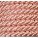 1m hellrosa Kordel 10mm rosa Schmuckband seidiger Glanz - Schmuckzubehör Kordel für Halsband