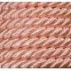1m hellrosa Kordel 10mm rosa Schmuckband seidiger Glanz - Schmuckzubehör Kordel für Halsband - Leisure-Beads DIY