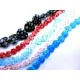 5x Strang bunte Millefioriperlen im Perlenmix - Schmuckzubehör Millefiori - Leisure-Beads DIY