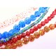 5x Strang bunte Millefiori Perlen MIX 5 im bunten Perlenmix - Schmuckzubehör Millefiori