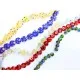 5x Strang bunte Millefiori Perlen MIX 9 im bunten Perlenmix - Schmuckzubehör Millefiori - Leisure-Beads DIY