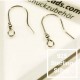 2x 925 Silber Ohr Brisuren 20x16mm Ohrhaken Ohrringe Sterling Silber - Schmuckzubehör aus 925 Silber