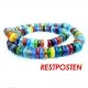 1x Strang bunte Glasperlen im bunten Perlenmix - Schmuckzubehör - Leisure-Beads DIY