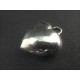Dickbauchiger Herz Anhänger ca. 19x17x8mm silberfarbener Schmuckanhänger