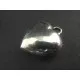 Dickbauchiger Herz Anhänger ca. 19x17x8mm silberfarbener Schmuckanhänger - Leisure-Beads DIY