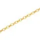 Goldfarben Kette 4mm Gliederkette Schmuckkette - Schmuckzubehör - Leisure-Beads DIY