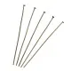 20 bronze Nietstifte 60mm bronze Kopfstifte Schmuckdraht mit Kopf - bronze Schmuckzubehör - Leisure-Beads DIY