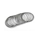 10x Ringe schwarzmetall Spiraldraht ca. 55mm gunmetal - schwarzmetall Schmuckzubehör