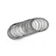 10x Ringe schwarzmetall Spiraldraht ca. 55mm gunmetal - schwarzmetall Schmuckzubehör - Leisure-Beads DIY