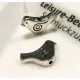 1x Silbervogel Metallperle 15x9mm silberfarbene Vogel Perle Spacer - Schmuckzubehör Metallperlen - Leisure-Beads DIY