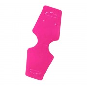 20 pink Schmuckkarten 125x45mm für Halsketten Hochglanz Papier ohne Schrift Schmuck Display Ohrringe - Schmuckzubehör