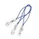 Ca. 100 dunkelblaue Handyanhänger Reissverschluss Anhänger Handyschnur - Handyanhänger selber machen - Leisure-Beads DIY