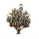 1x bronze Baum Anhänger ca. 31x25mm bronze Schmuckanhänger - bronze Schmuckzubehör