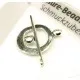 Hellsilberfarbener Knebelverschluss 21x17mm 29mm Stabverschluss - Schmuckzubehör Schmuckverschluss - Leisure-Beads DIY