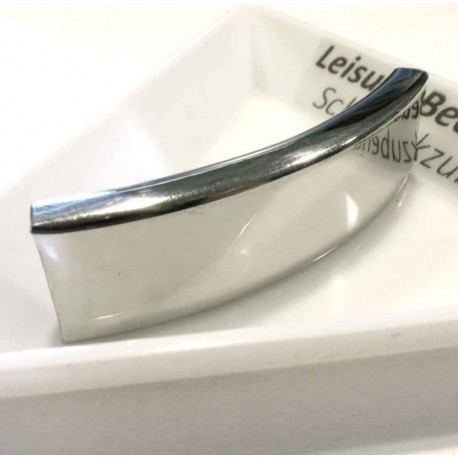 Leisure-Beads - 1x Edelstahl Schiebeperle 40x12mm Innen 10x3mm Tube - Schmuckzubehör