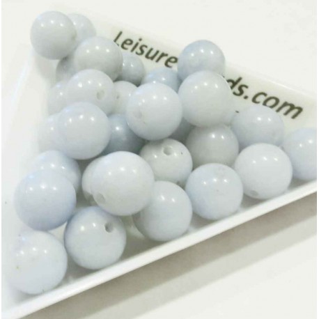 Leisure-Beads - 5x Amazonit Perle 8mm Natursteinperlen - Schmuckzubehör
