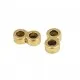 1x goldfarben Bandverbinder 13x7mm Innen 4mm - Schmuckzubehör - Leisure-Beads DIY