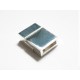1x hellsilber Magnet Verschluss 20x14x6mm Innen 12x3mm - Schmuckzubehör Schmuckverschluss