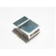 1x hellsilber Magnet Verschluss 20x14x6mm Innen 12x3mm - Schmuckzubehör Schmuckverschluss - Leisure-Beads DIY