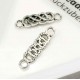 2x silber Kettenverbinder 22x6mm Zwischenstück - Schmuckzubehör