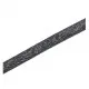 1m gunmetal metallic PU Lederband 5,5x2,5mm mit Glitzer - Schmuckzubehör - Leisure-Beads DIY