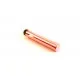 2x rosegoldfarben light Bandklemme 24mm Perlenband Verbinder Chandelierverteiler Einklebhülse - rosegoldfarben Schmuckzubehör - Leisure-Beads DIY