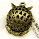 Bronzefarben Eule Anhänger 33x24mm Schmuckanhänger - Schmuckzubehör