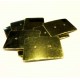 20 goldfarben Schmuckkarten 35x25mm Papier ohne Schrift Schmuck Display Ohrstecker - Schmuckzubehör