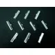 10x Bandklemme 25mm II WAHL hellsilber platinfarben - Leisure-Beads DIY