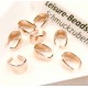 5x rosegoldfarben Collierschlaufe 8x6x4mm Anhängerhaken - Schmuckzubehör Collierschlaufe