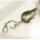 1x silber Hakenverschluss 30x13mm Schmuckverschluss - Schmuckubehör Schmuckverschluss - Leisure-Beads DIY