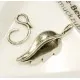 1x silber Hakenverschluss 30x13mm Schmuckverschluss - Schmuckubehör Schmuckverschluss - Leisure-Beads DIY