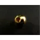 Glatte Großloch Metallperlen 8mm goldfarben Kugel Spacer Schmuckzubehör - Leisure-Beads DIY