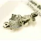 1x silber Hakenverschluss 28x15mm Schmuckverschluss - Schmuckubehör Schmuckverschluss - Leisure-Beads DIY